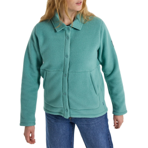 Women's Burton Cinder Fleece Snap Shirt 2023 in Blue size Small