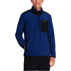 Outdoor Research Trail Mix Quarter Zip Pullover Men's 2023 - X2X-Large in Blue size 3X-Large | Nylon/Spandex/Polyester