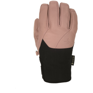 Women's POW Empress GORE-TEX Gloves 2024 in Pink size Medium | Leather/Polyester