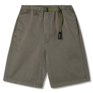 Manastash Flex Climber Wide Shorts Men's 2024 in Green size X-Large | Cotton/Polyester