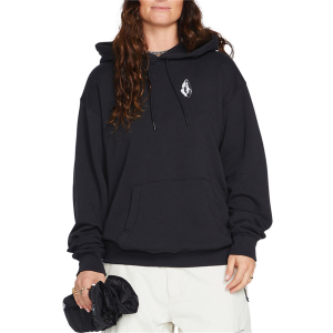 Women's Volcom Melancon Hoodie 2023 in Black size Small | Cotton/Polyester