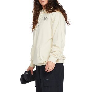 Women's Volcom Melancon Hoodie 2023 in White size Small | Cotton/Polyester