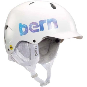 Kid's Bern Bandito MIPS Helmet 2023 in Silver size Medium/Large