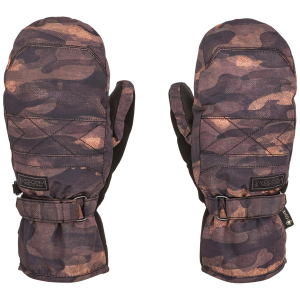 Women's Volcom Peep GORE-TEX Mittens 2023 in Brown size Small | Suede