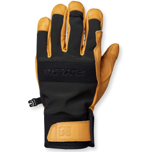 Flylow DB Gloves 2024 in Black size Small | Nylon/Leather/Elastane