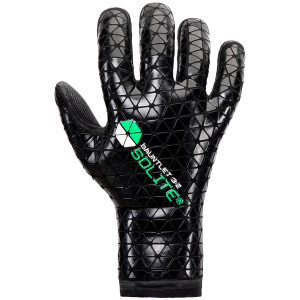 Solite 3/2 Gauntlet Wetsuit Gloves 2022 in Black size X-Large | Nylon/Neoprene