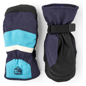 Kid's Hestra Gore-Tex Atlas Jr. Mittens 2024 in Blue size 5 | Polyester
