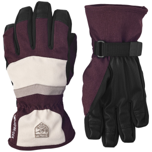 Kid's Hestra Gore-Tex Atlas Jr 5-Finger Gloves 2024 in Purple | Polyester