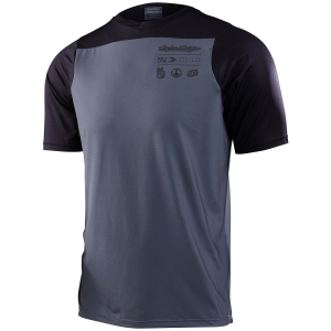 Troy Lee Designs Skyline Short Sleeve Jersey 2023 in Gray size Medium | Spandex/Polyester