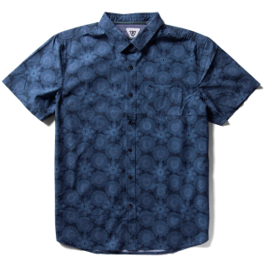 Vissla Kerikeri Short-Sleeve Eco Shirt Men's 2023 in Blue size Small | Cotton/Polyester