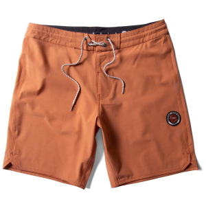 Vissla Solid Sets 18.5 Boardshorts Men's 2023 in Orange size 38" | Spandex/Cotton/Polyester