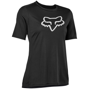 Women's Fox Racing Ranger Fox Head Short-Sleeve Jersey 2022 in Black size X-Large | Polyester