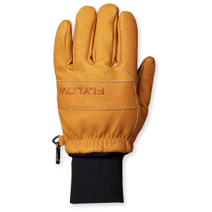 Flylow Ridge Gloves 2024 in Brown size Medium | Nylon/Leather/Polyester