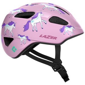 Kid's Lazer Nutz Kineticore Bike Helmet 2024 in Pink | Nylon/Polyester