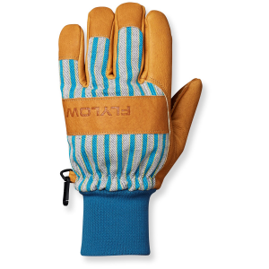 Flylow Tough Guy Gloves 2024 in Blue size X-Large | Leather/Polyester