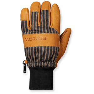 Flylow Tough Guy Gloves 2024 in Black size Small | Leather/Polyester