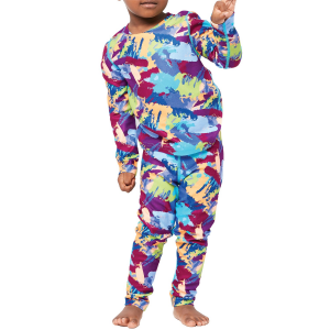 Kid's Terramar Winter Warmers Fleece Baselayer Set Toddlers' 2024 in Purple size 2T | Polyester