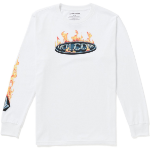 Volcom Combust Long-Sleeve T-Shirt Men's 2023 in White size Small | Cotton