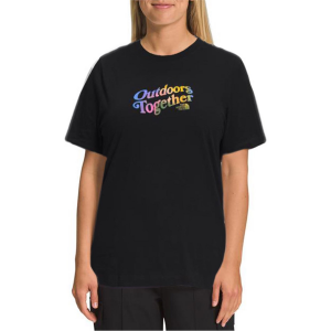 Women's The North Face Pride Short-Sleeve T-Shirt 2023 in Black size X-Small | Cotton