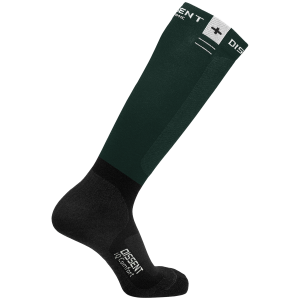 Dissent IQ Comfort Zero Cushion Socks 2025 in Green size Small | Spandex/Wool/Lycra