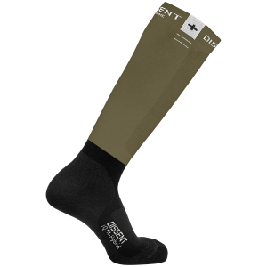 Dissent IQ Comfort Zero Cushion Socks 2025 in Green size X-Large | Spandex/Wool/Lycra