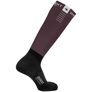 Dissent IQ Comfort Ultra Cushion Socks 2025 in Purple size Large | Spandex/Wool/Lycra
