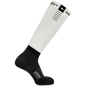 Dissent IQ Comfort Ultra Cushion Socks 2025 in White size Large | Spandex/Wool/Lycra