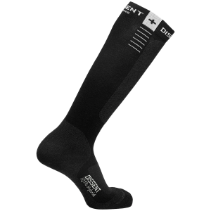 Dissent IQ Comfort Ultra Cushion Socks 2025 in Black size X-Small | Spandex/Wool/Lycra