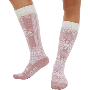 Kid's Rojo Outerwear Snow Worries Socks Girls' 2024 in Pink size 13-3 | Nylon/Acrylic/Wool