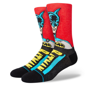 Stance Batman Comic Socks 2022 in Black size Medium | Cotton