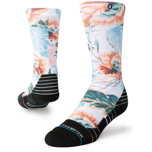 Kid's Stance Flowerful Snow Socks 2024 in White size Medium | Polyester