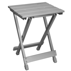 Mountain Summit Gear Quick Fold Table Mini 2022 in Silver | Aluminum