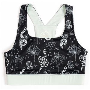 Image of Women's Wild Rye Lucille Sports Bra 2024 in Black size Small | Spandex/Polyester