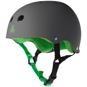 Triple 8 Sweatsaver Liner Skateboard Helmet in Gray size Small