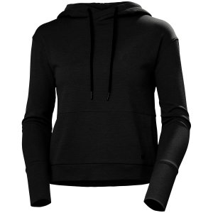 Women's Helly Hansen Lifa Tech Lite Hoodie 2022 in Black size 2X-Large | Polyester