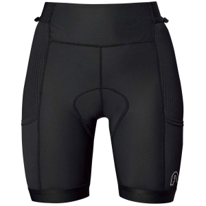 Image of Women's Flylow Cru Liner Shorts 2025 in Black size Small | Nylon/Elastane