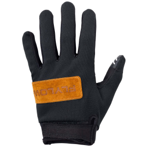 Image of Flylow Dirt Gloves 2025 in Black size X-Large | Nylon/Leather/Suede