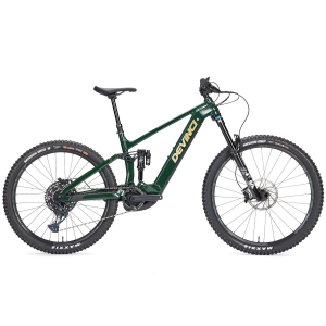 Image of Devinci eTroy GX 12s E-Mountain Bike 2023 - Medium in Green | Aluminum