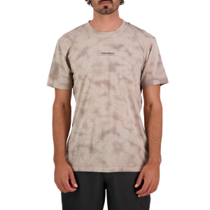 Image of MONS ROYALE Icon Garment Dyed T-Shirt 2024 in Brown size Large | Nylon/Wool/Elastane