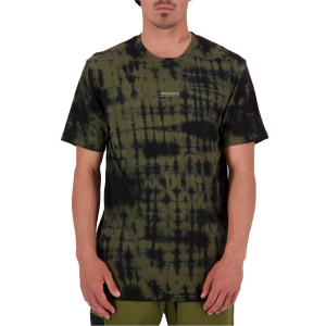 Image of MONS ROYALE Icon Garment Dyed T-Shirt 2023 in Green size Medium | Nylon/Wool/Elastane