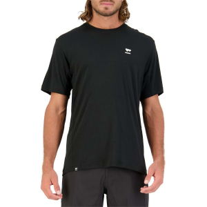 MONS ROYALE Tarn Shift T-Shirt 2025 in Black size Large | Nylon/Wool/Polyester