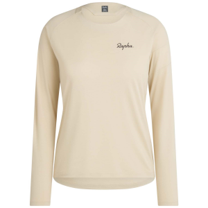 Women's Rapha Trail Long-Sleeve Technical T-Shirt 2023 in Brown size Medium | Polyester