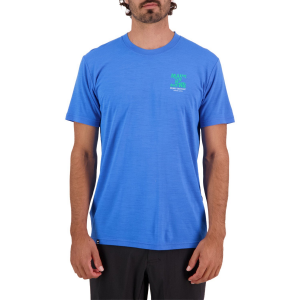 MONS ROYALE Icon T-Shirt 2024 in Blue size Large | Nylon/Wool/Elastane