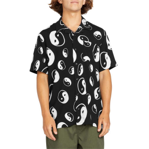 Image of Volcom Purestone Short-Sleeve Shirt Men's 2024 in Black size X-Large | Viscose