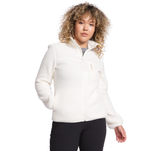 Women's evo Madison High Pile Jacket in White size X-Small | Elastane/Polyester