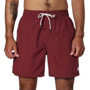 Image of Katin Poolside Volley Trunks Men's 2024 in Red size Large | Nylon