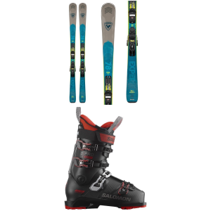 Image of Rossignol Experience 78 CA Skis + Xpress 11 GW Bindings 2024 - 154 Package (154 cm) + 29.5 M's Alpine Ski Boots in Red size 154/29.5 | Polyester