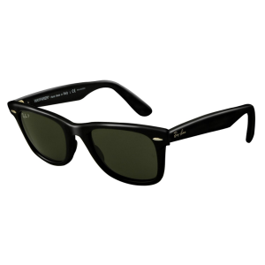 Image of Ray Ban Original Wayfarer 50 Sunglasses 2025 in Black | Plastic
