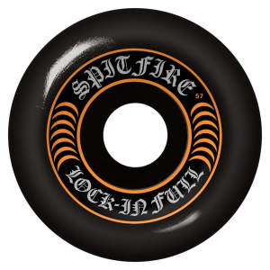 Image of Spitfire Formula Four 99d Black Lock In Full Skateboard Wheels 2025 size 57