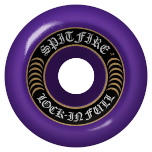 Image of Spitfire Formula Four 99d Purple Lock In Full Skateboard Wheels 2025 size 54